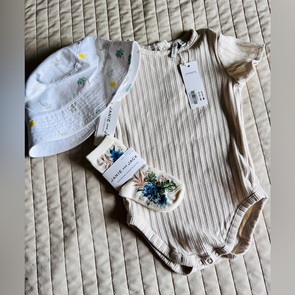 Janie and Jack boys matching outfit